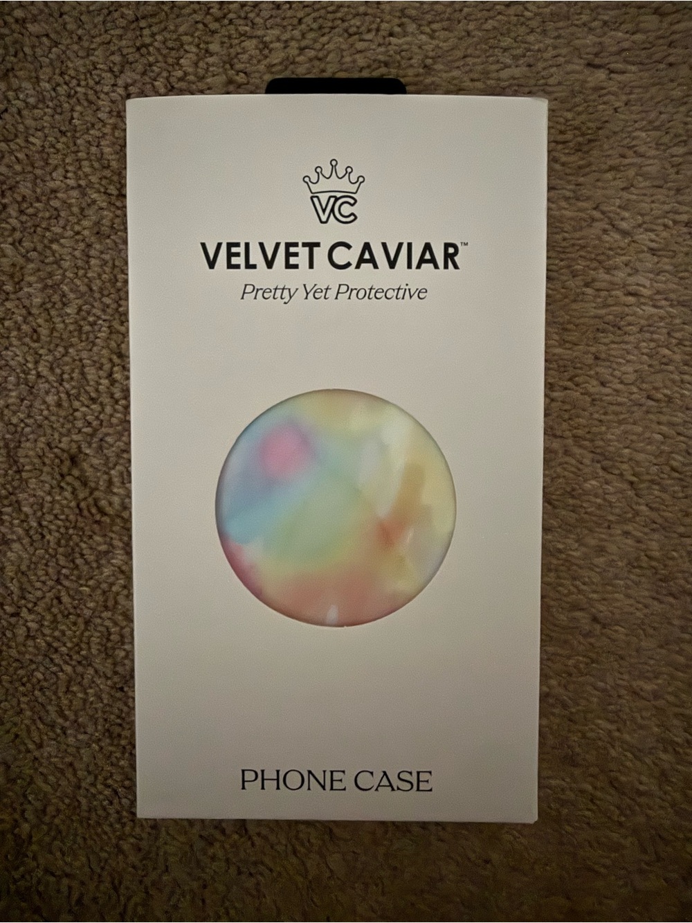 NIB iPhone 15 - Velvet Caviar Pastel Marble Phone Case - Multicolor